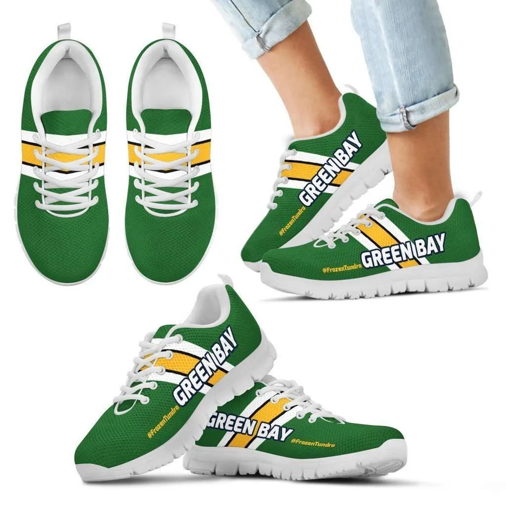 #FrozenTundra Green Bay Fan Running Shoes v2