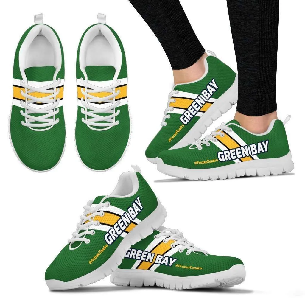 #FrozenTundra Green Bay Fan Running Shoes v2