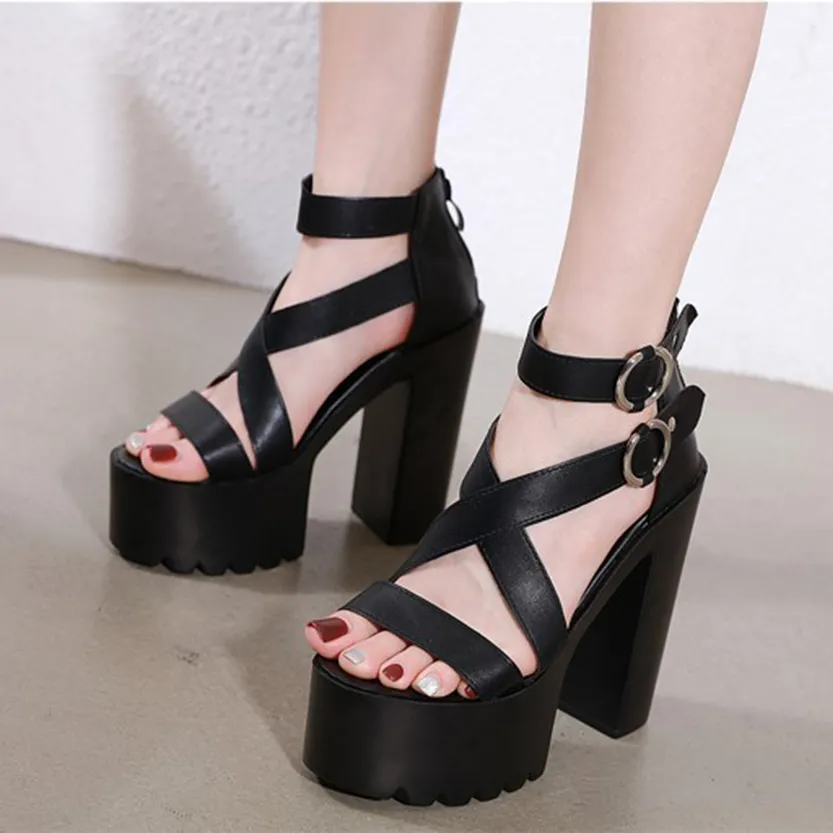 Funki Buys | Shoes | Women's High Gothic Platform Sandals