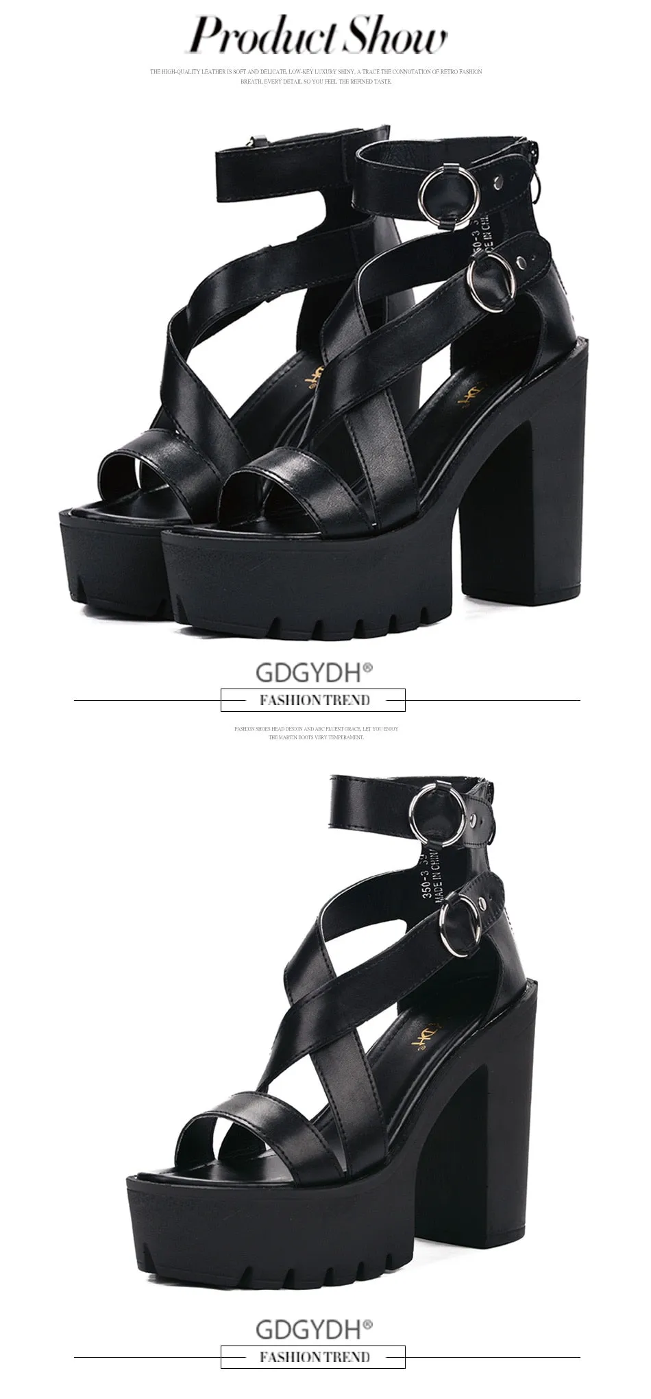 Funki Buys | Shoes | Women's High Gothic Platform Sandals