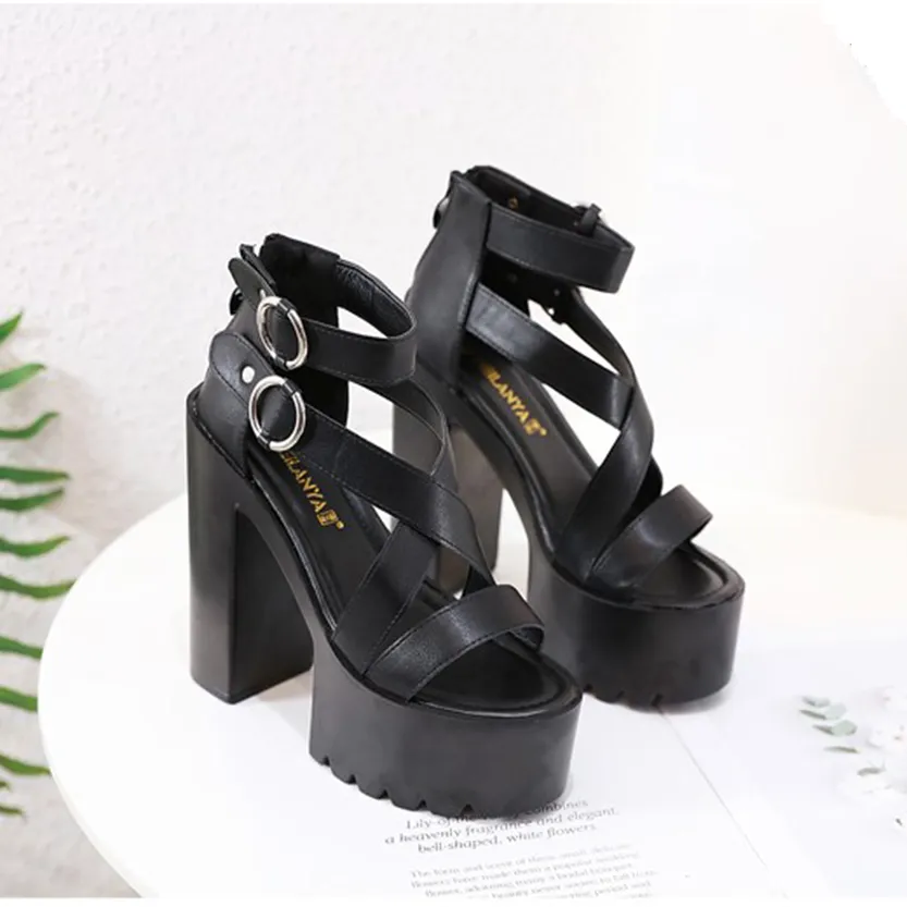 Funki Buys | Shoes | Women's High Gothic Platform Sandals