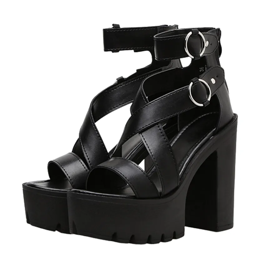 Funki Buys | Shoes | Women's High Gothic Platform Sandals