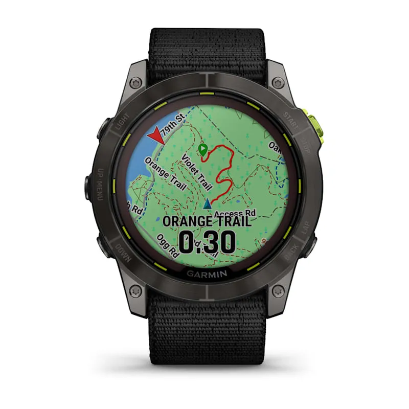 Garmin Enduro™ 2 Carbon Grey DLC Titanium with Black UltraFit Nylon Strap