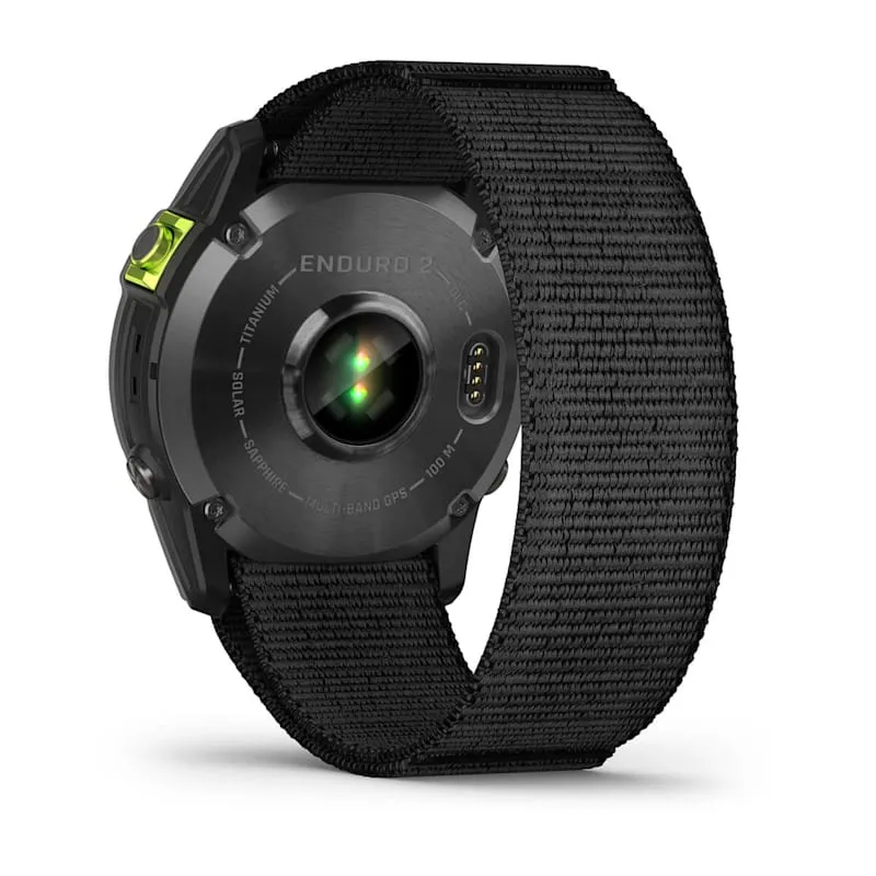 Garmin Enduro™ 2 Carbon Grey DLC Titanium with Black UltraFit Nylon Strap