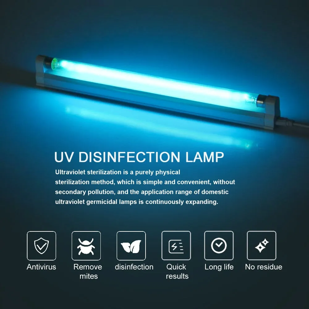 Germicidal UV Light - 8W Ultraviolet Germicidal Light