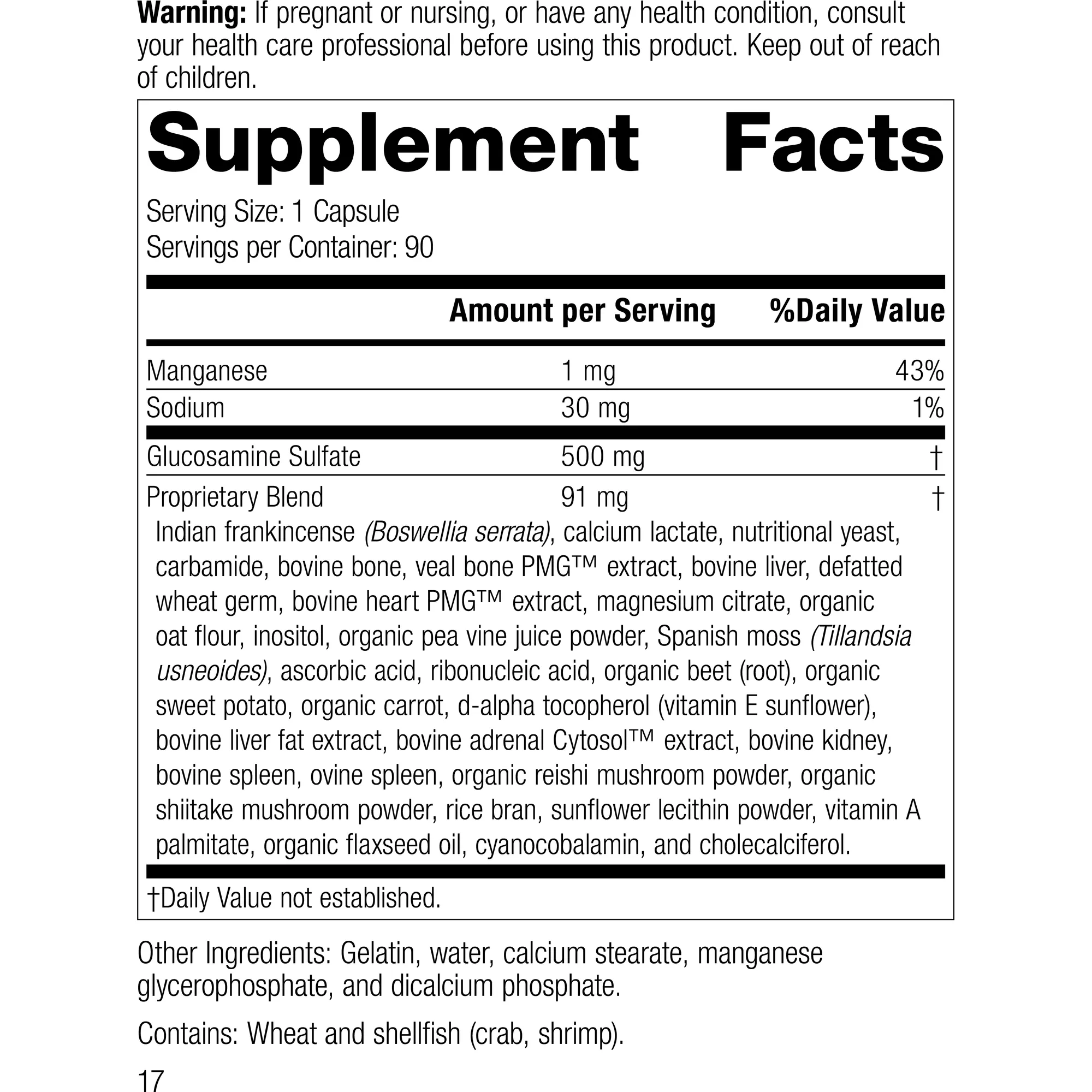 Glucosamine Synergy®, 90 Capsules