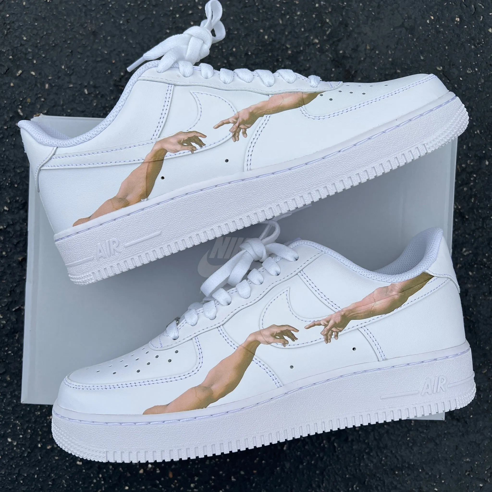 God Hands - Custom Nike Air Force 1 - Custom Nike Shoes