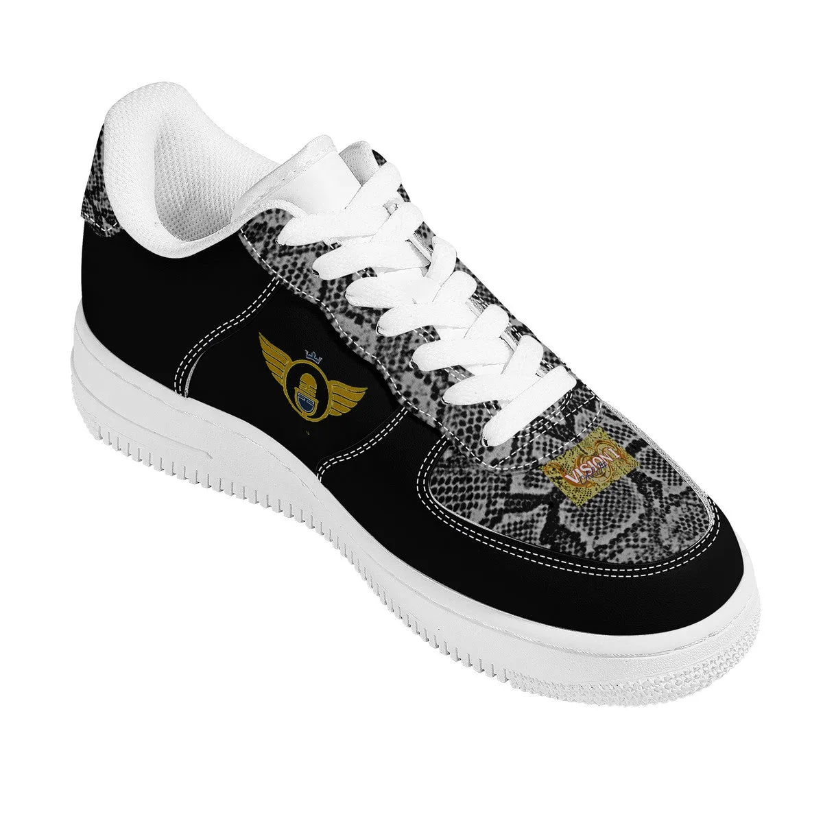 Gold Series - Gold and Black| Low Top Customized | Shoe Zero