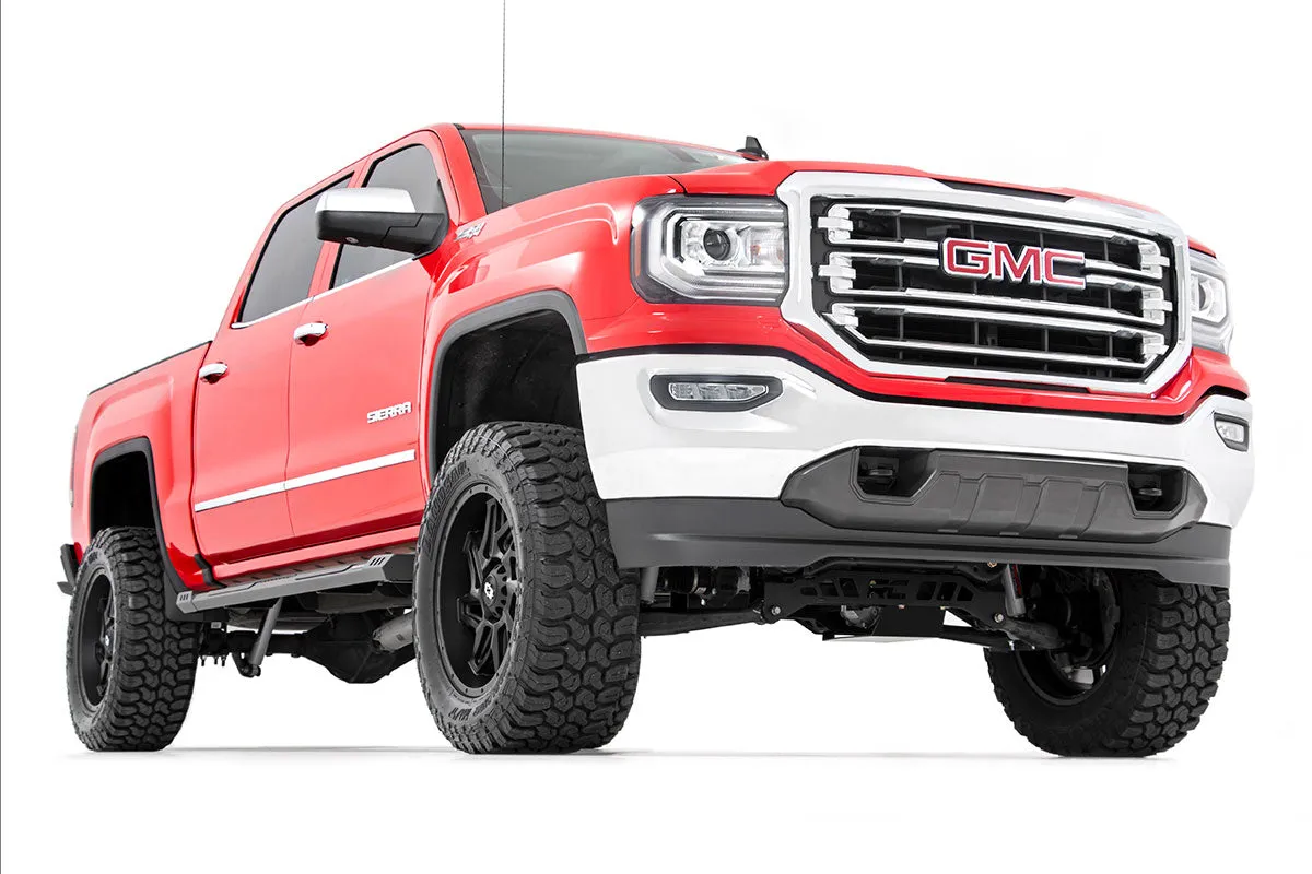 HD2 Running Boards | Crew Cab | Chevrolet Silverado/GMC Sierra 1500/2500HD/3500HD | 2007-2018