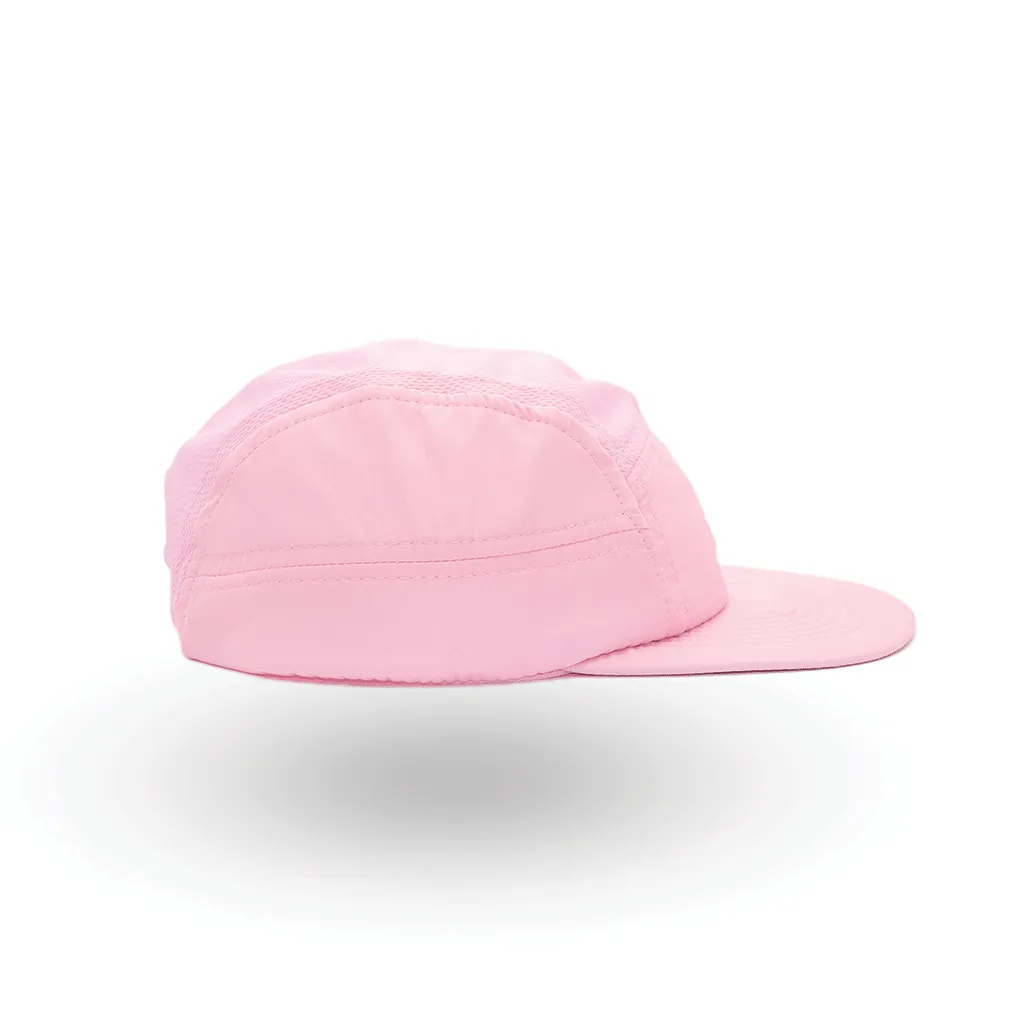 Helios Headwear Ultralight 7 Panel Soft Brim Cap - Pink