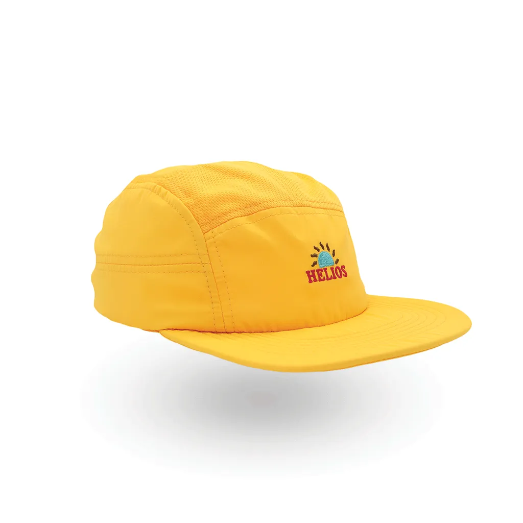 Helios Headwear Ultralight 7 Panel Soft Brim Cap - Yellow