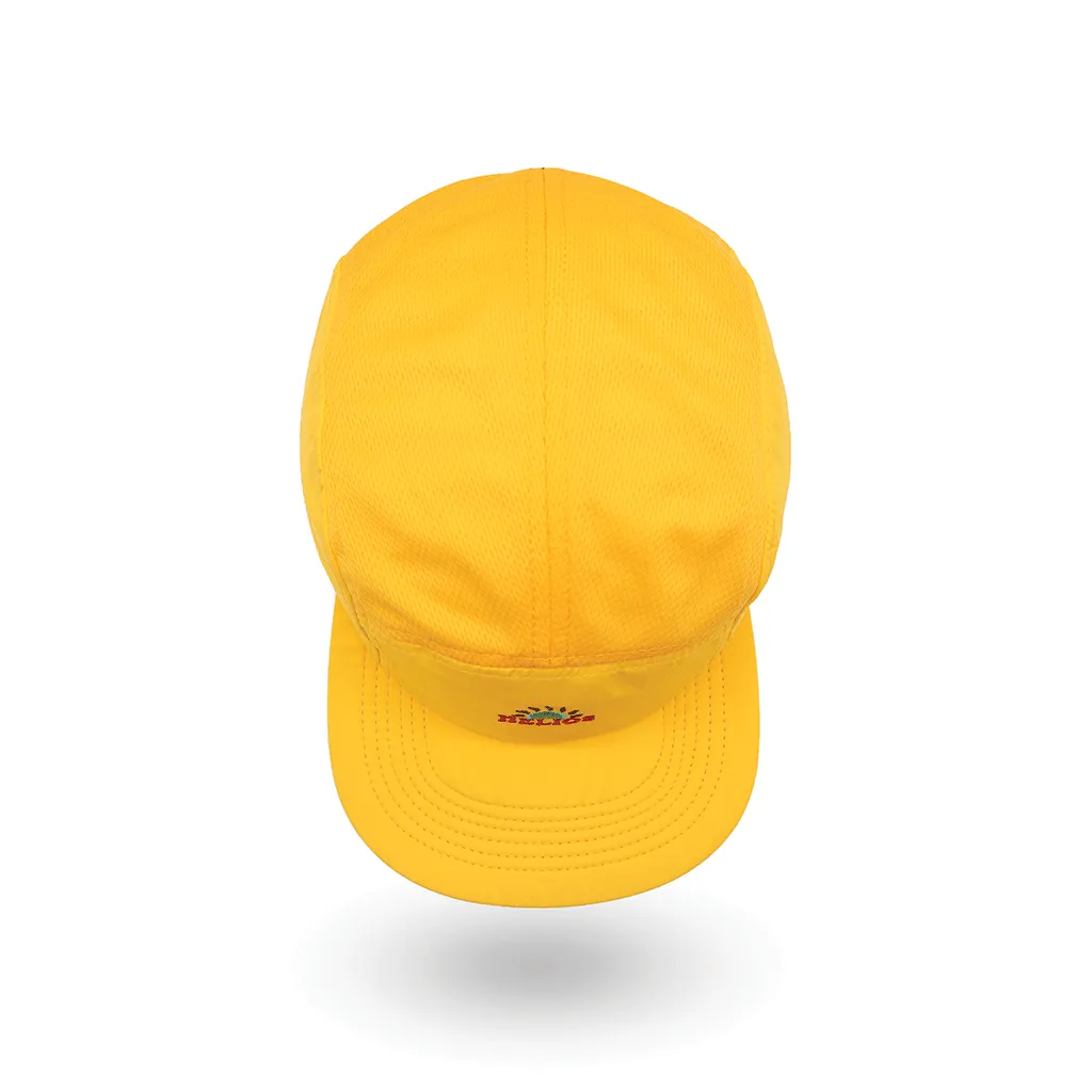 Helios Headwear Ultralight 7 Panel Soft Brim Cap - Yellow