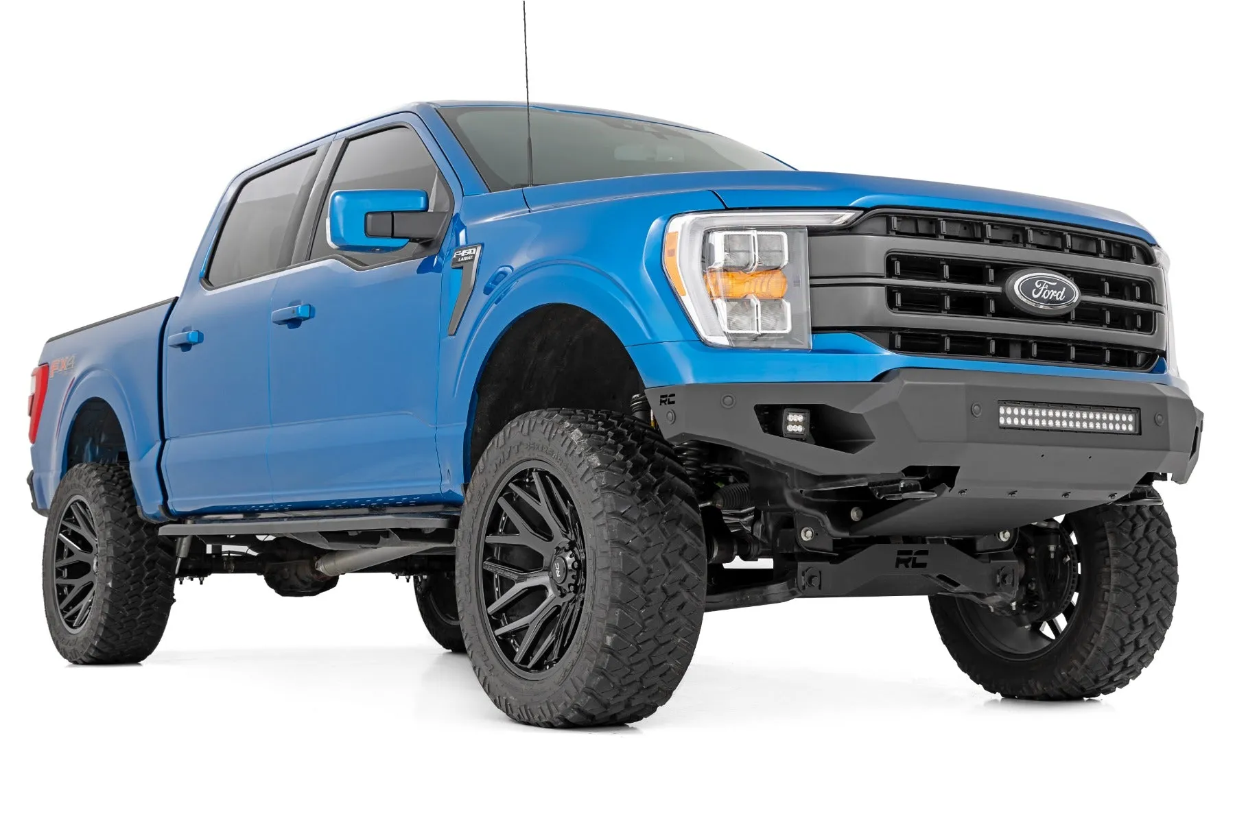 High Clearance Front Bumper | LED Lights & Skid Plate | Ford F-150 | 2021-2022