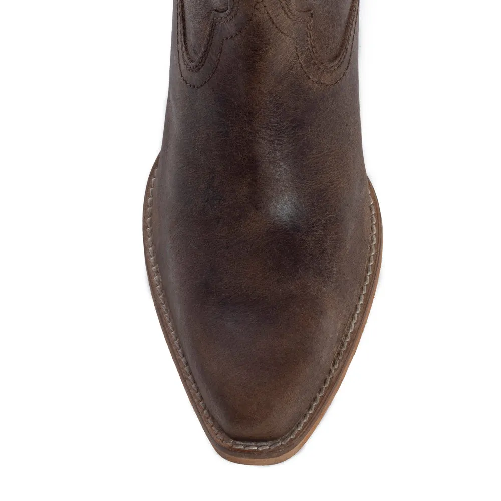 High Plains Stitched Leather Boots