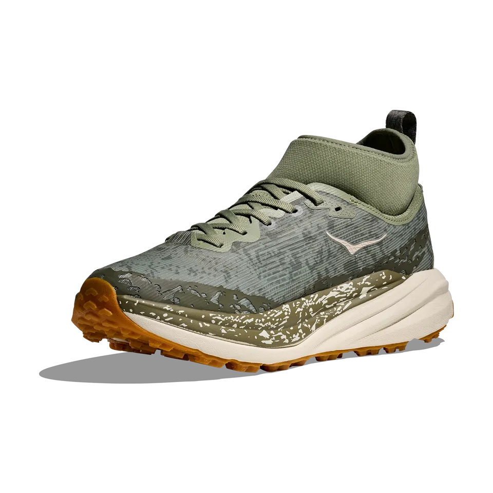 HOKA Men's Speedgoat 6 Mid GTX Sea Moss/Oak Milk