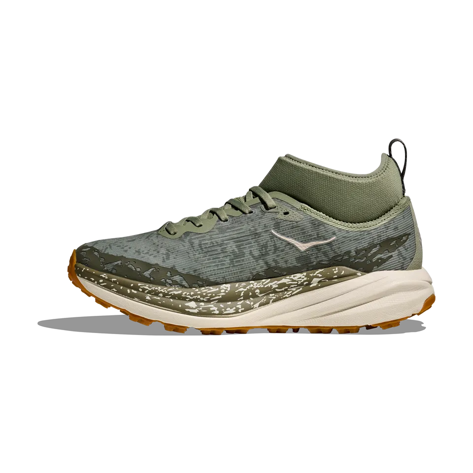 HOKA Men's Speedgoat 6 Mid GTX Sea Moss/Oak Milk