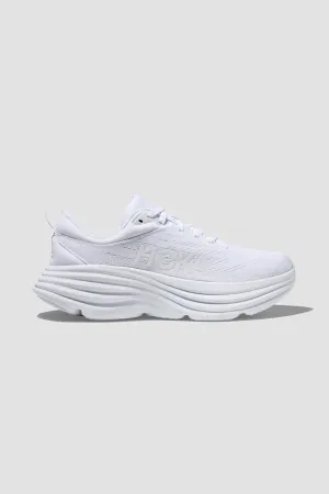 Hoka Women's Bondi 8 in White/White