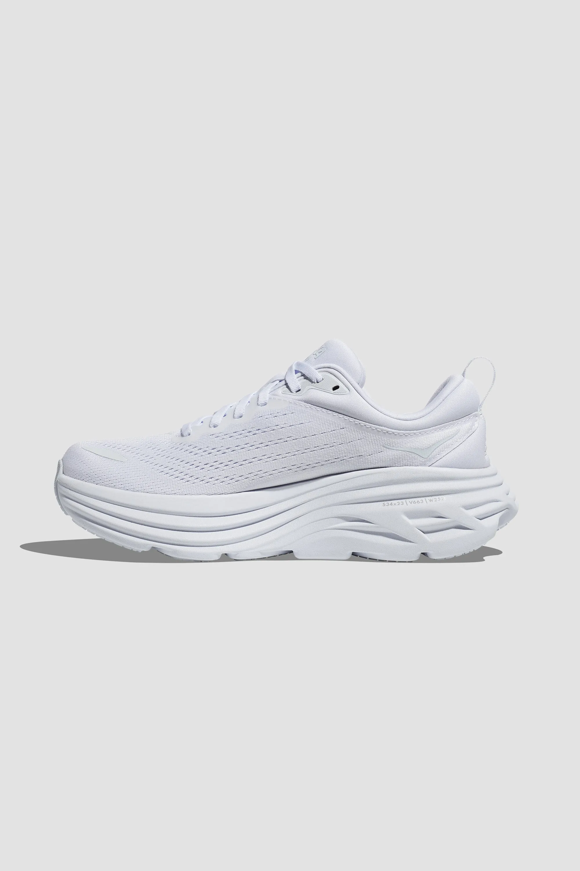 Hoka Women's Bondi 8 in White/White