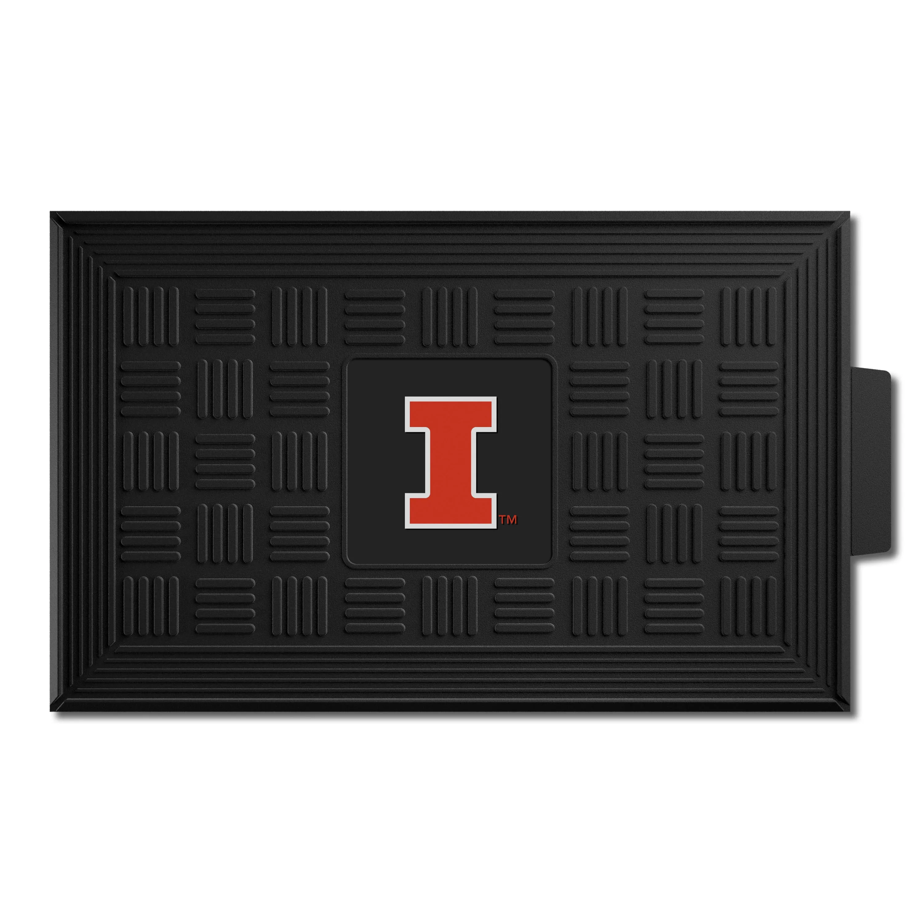 Illinois Illini Heavy Duty Vinyl Medallion Door Mat - 19.5in. x 31in.