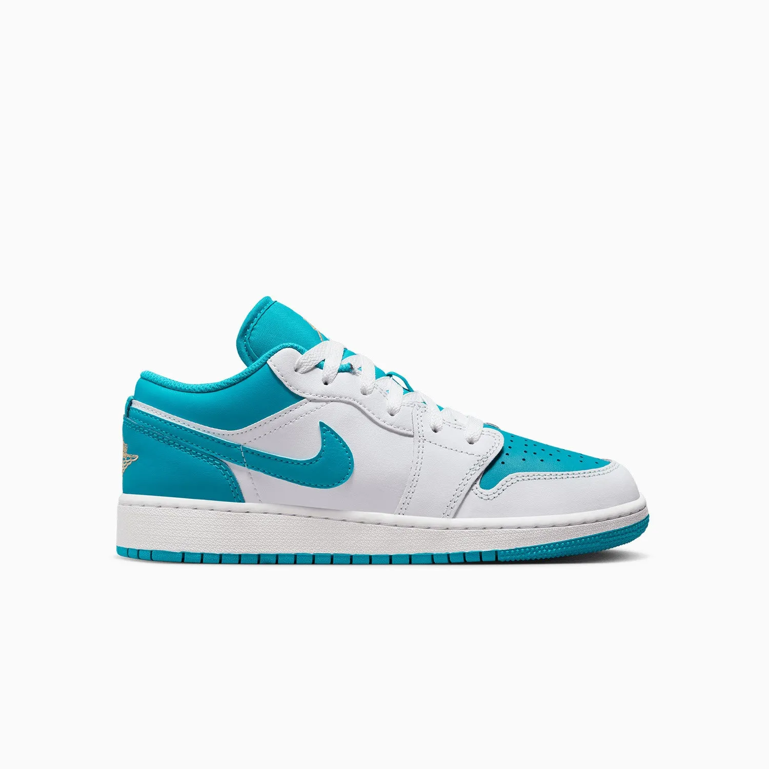 Kid's Air Jordan 1 Low "Aquatone" Grade School