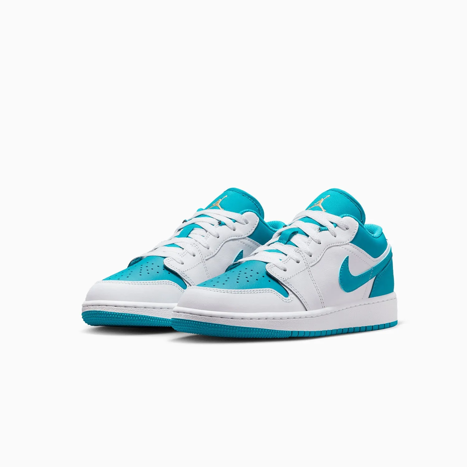 Kid's Air Jordan 1 Low "Aquatone" Grade School