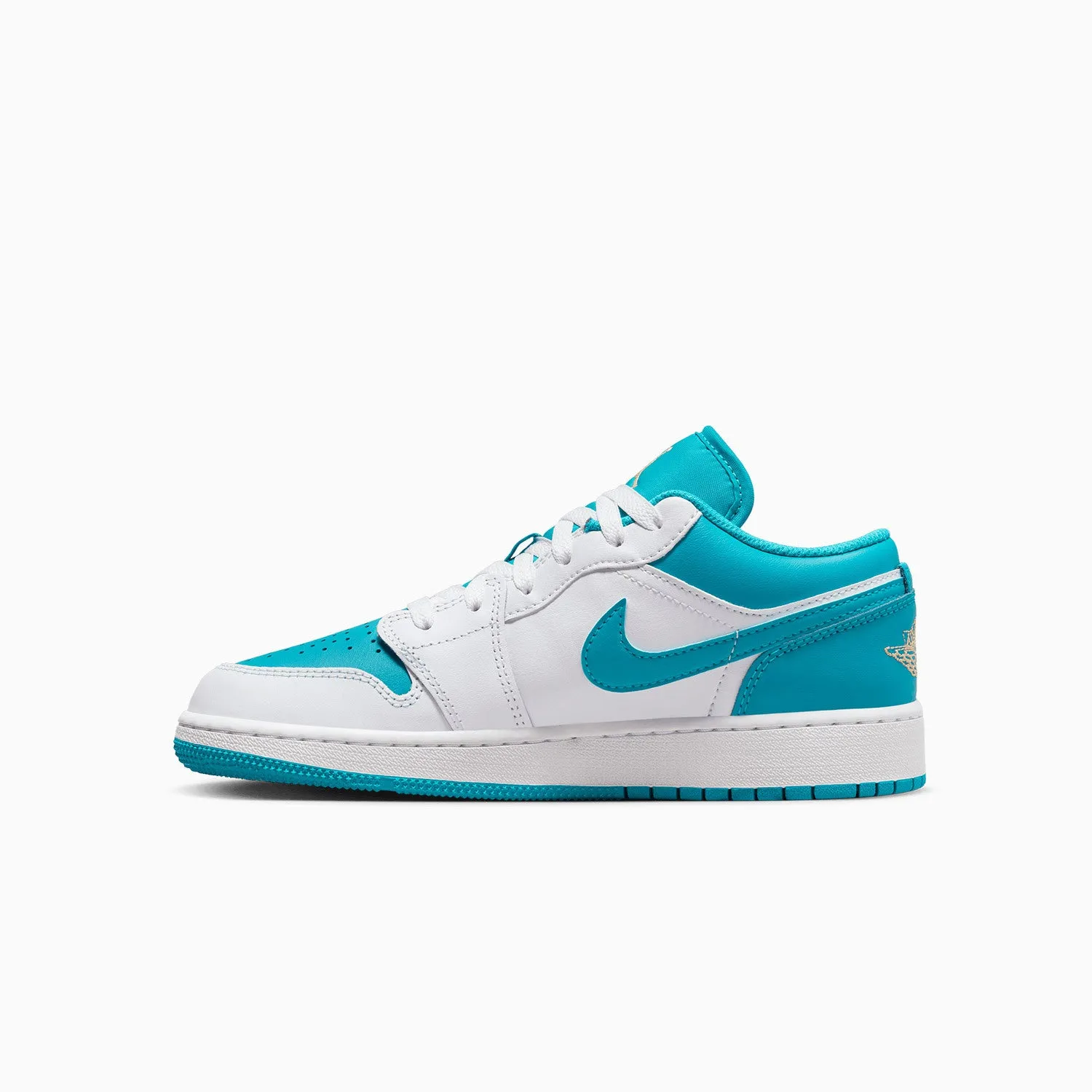 Kid's Air Jordan 1 Low "Aquatone" Grade School