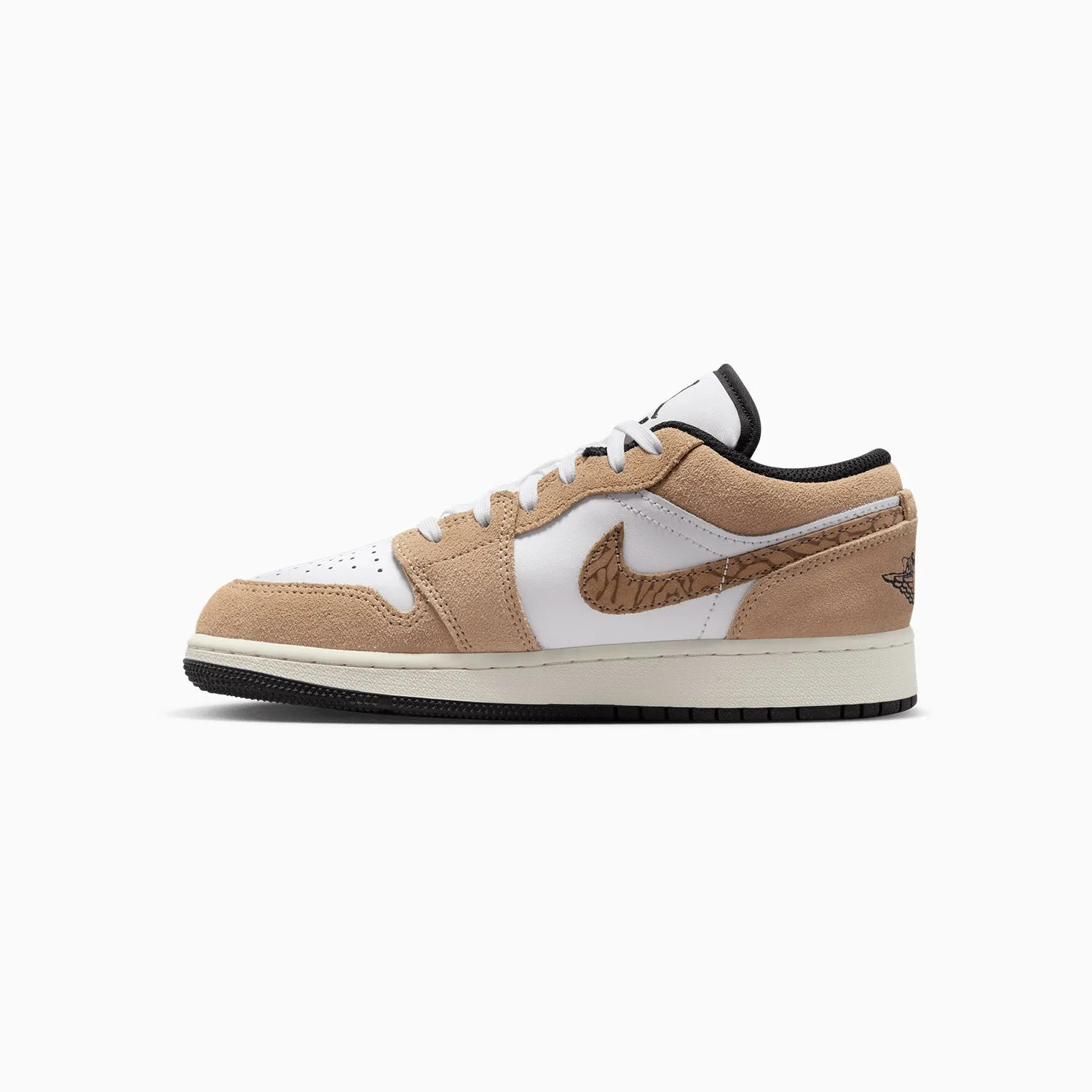 Kid's Air Jordan 1 Low SE "Brown Elephant" Grade School