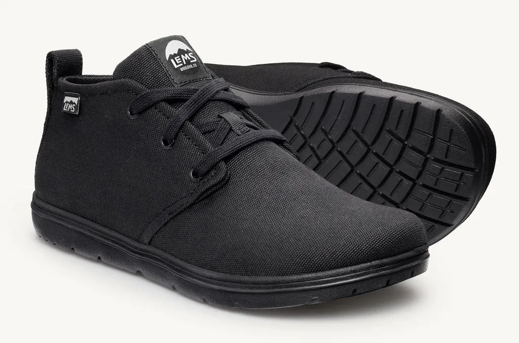 Lems Chukka Boot Canvas Vegan Unisex - Black