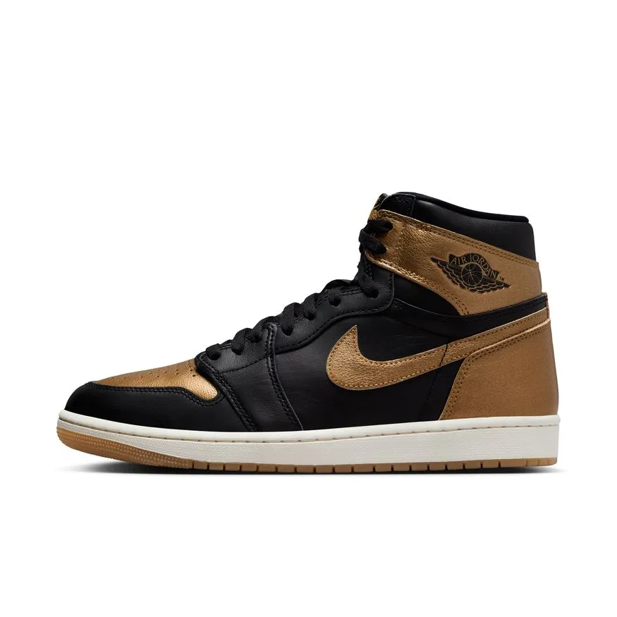 M Air Jordan 1 Retro High OG "Black and Gold" DZ5485-071