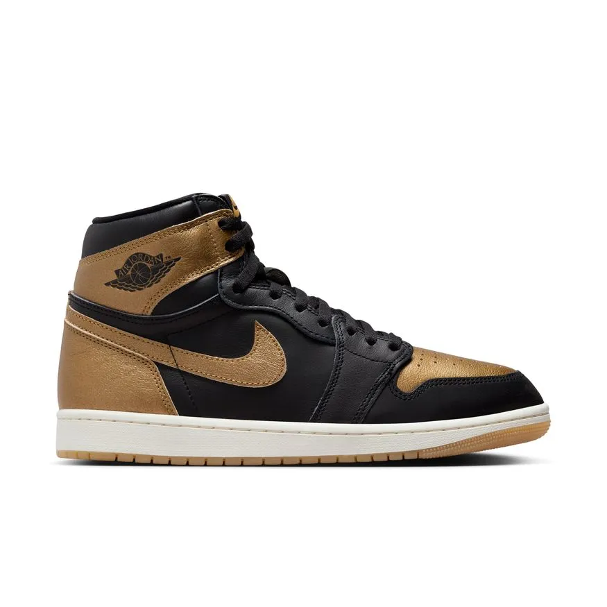 M Air Jordan 1 Retro High OG "Black and Gold" DZ5485-071