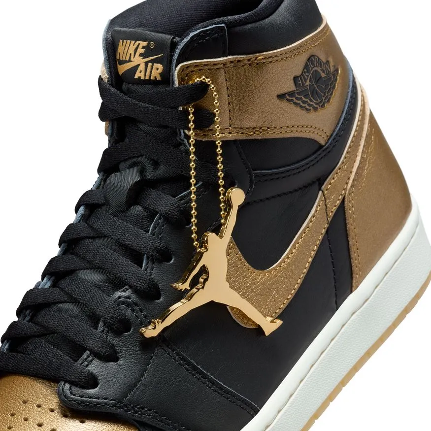 M Air Jordan 1 Retro High OG "Black and Gold" DZ5485-071