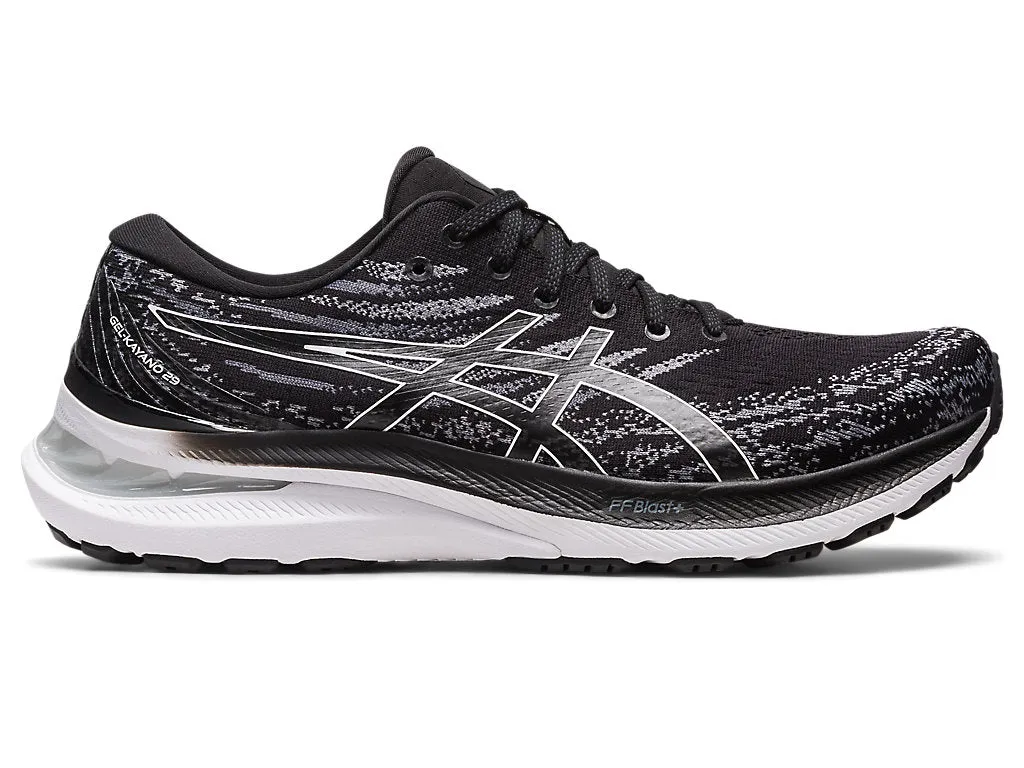 Men's Asics Gel-Kayano 29, Black/White, 11 2E Wide