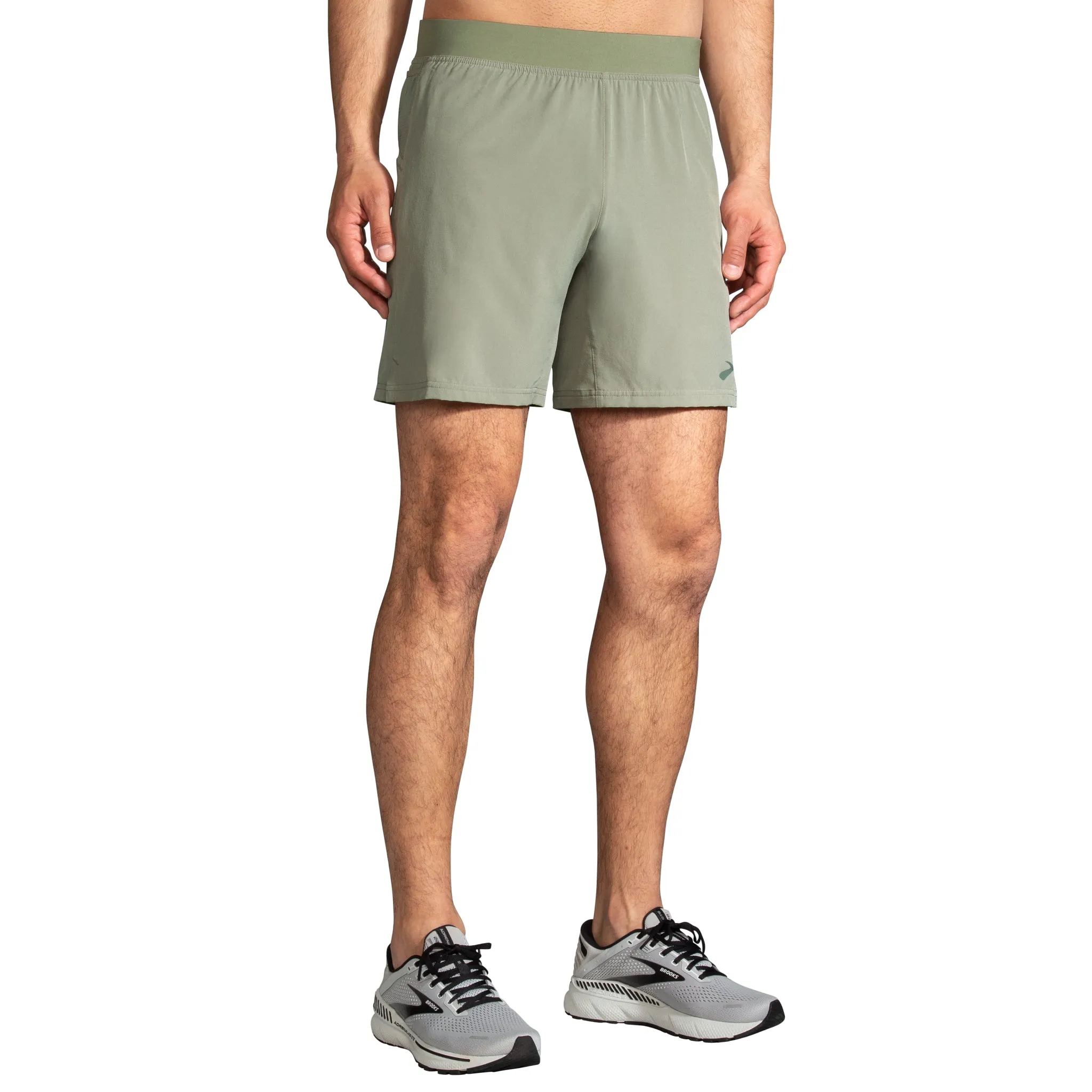 Men's Brooks Sherpa 7" Short in Pebble