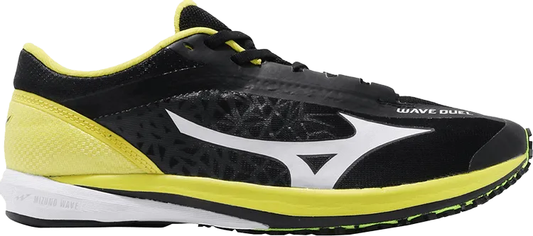 Mizuno Mens Wave Duel Running Shoes - Black/Yellow