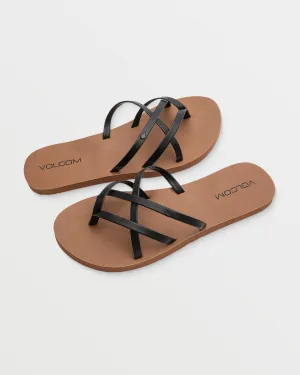 New School II Sandals - BLACK