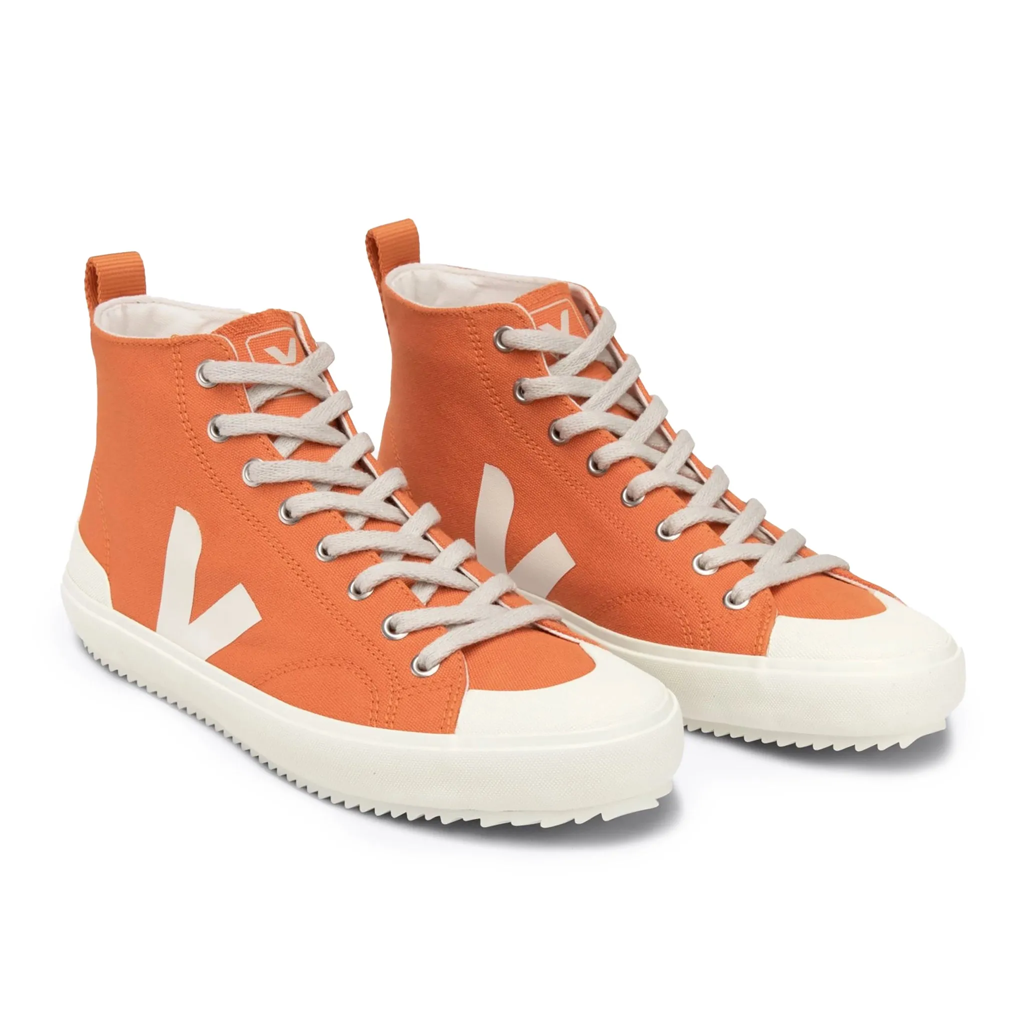 Nova High Top Canvas Trainer - Pumpkin Pierre