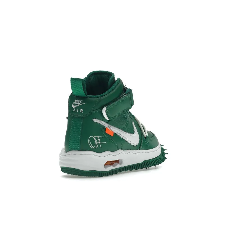 Off-White × Nike Air Force 1 Mid "Pine Green"