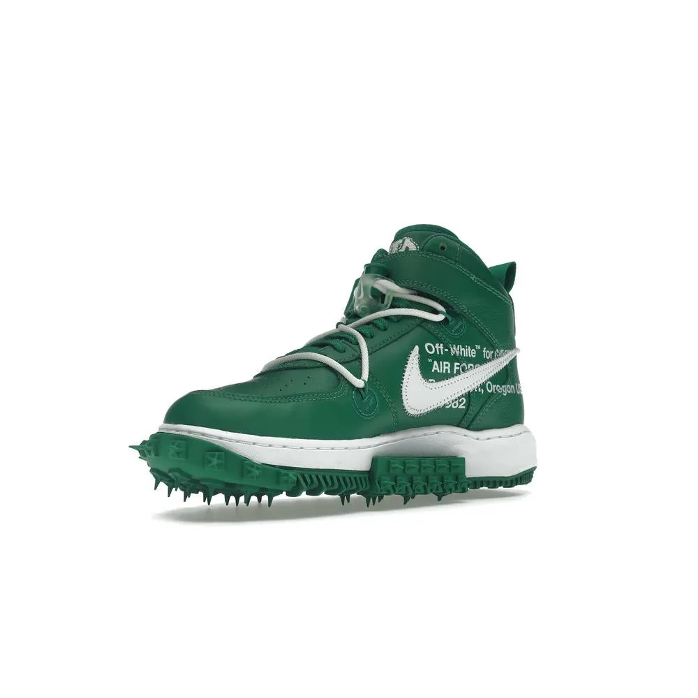 Off-White × Nike Air Force 1 Mid "Pine Green"