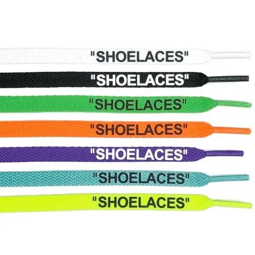 Off White Shoelaces Jordan 1 - Flat Laces Part 1