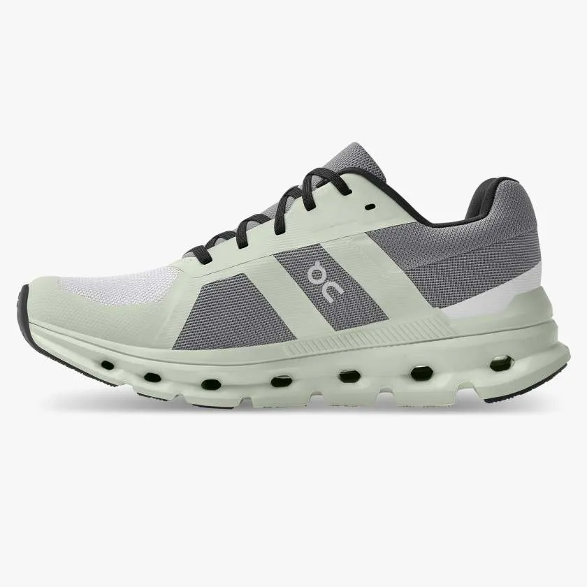 On Cloudrunner Womens Running Shoe - Frost/Aloe