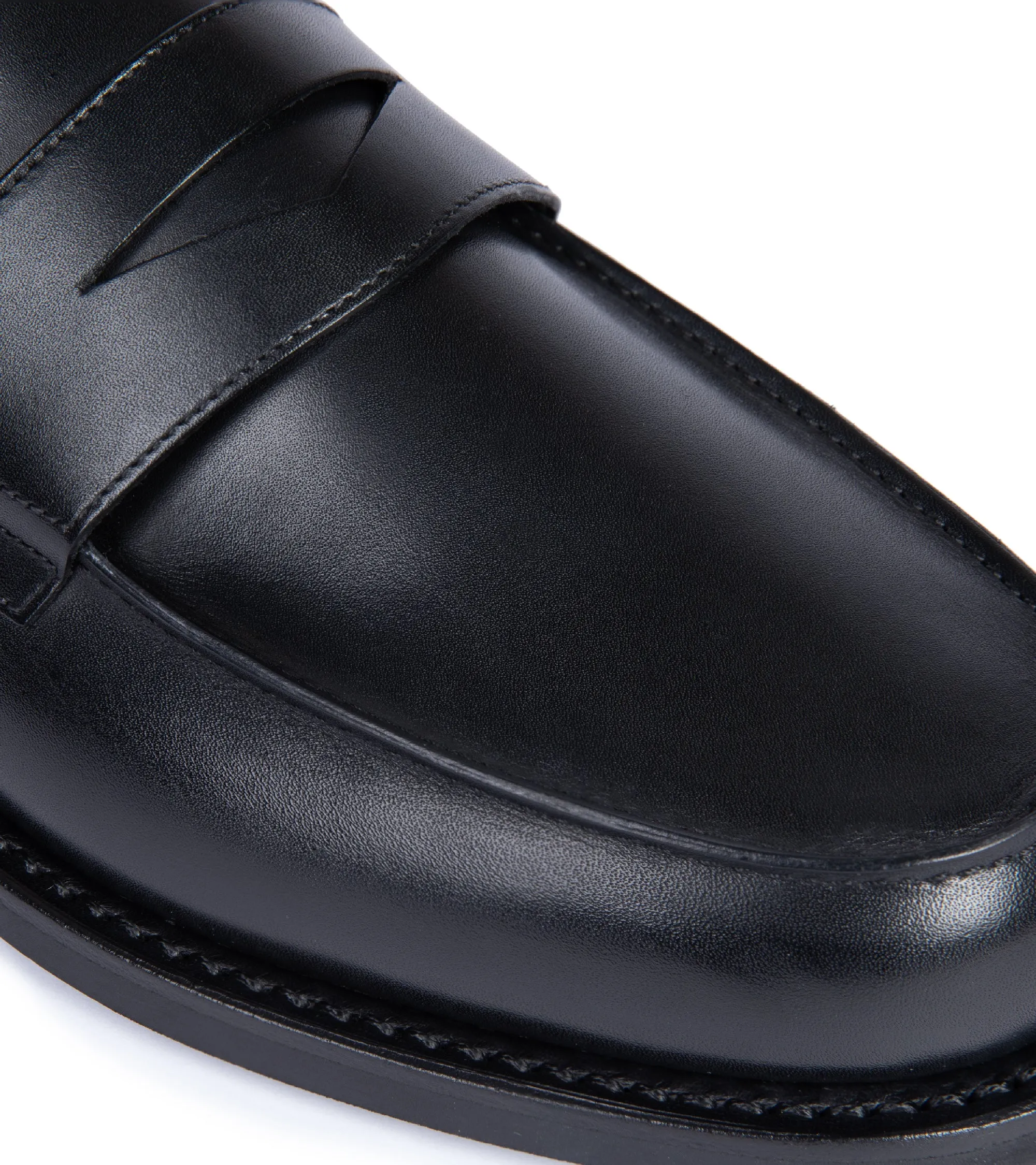 Paraboot Adonis Leather Loafer: Noir