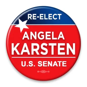 Political Campaign Button Template - PCB-102