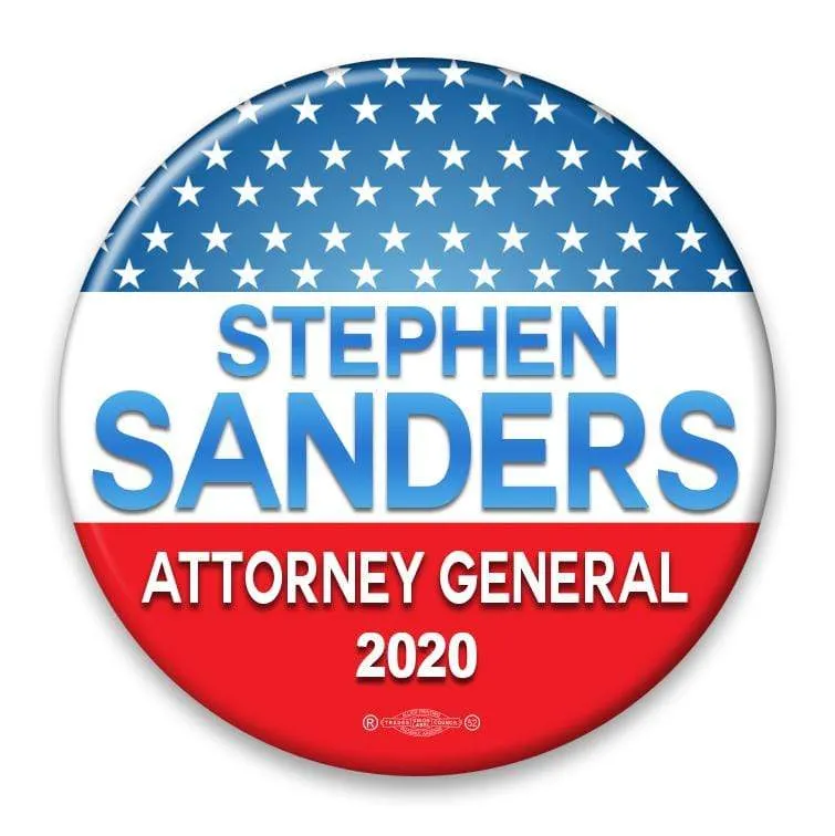 Political Campaign Button Template - PCB-103