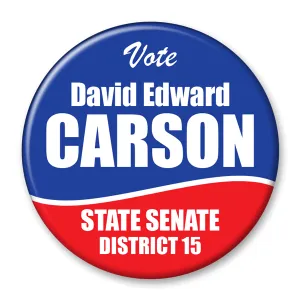 Political Campaign Button Template - PCB-107