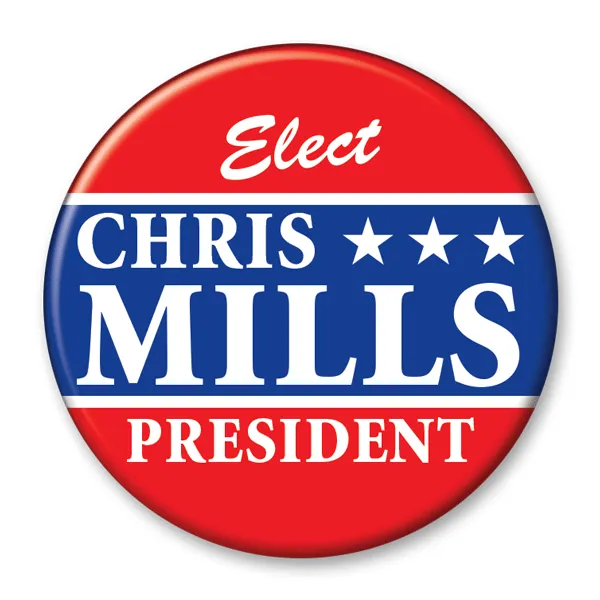 Political Campaign Button Template - PCB-115