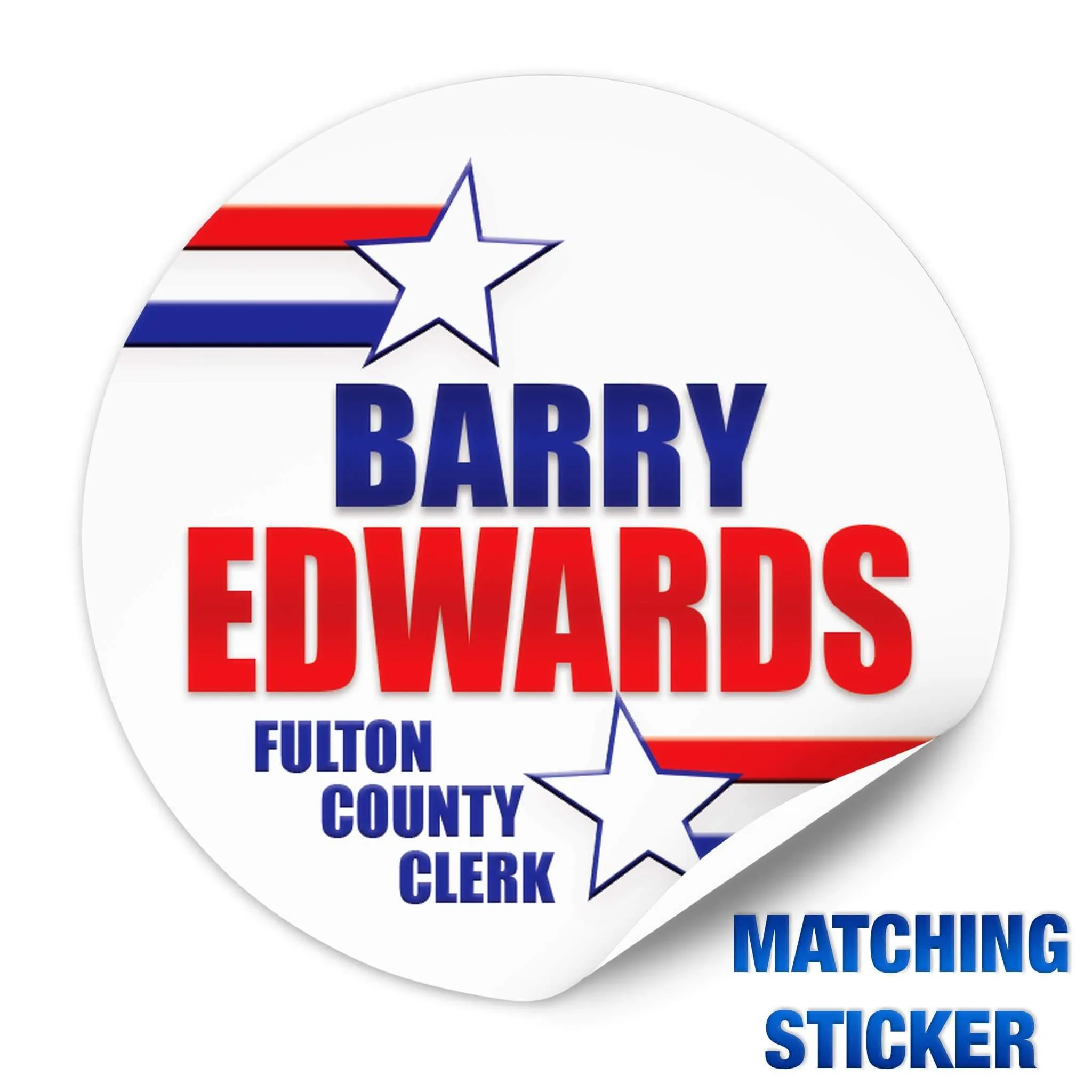 Political Campaign Button Template - PCB-117