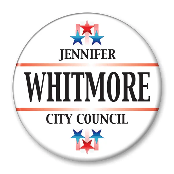 Political Campaign Button Template - PCB-118