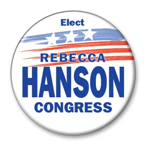 Political Campaign Button Template - PCB-120