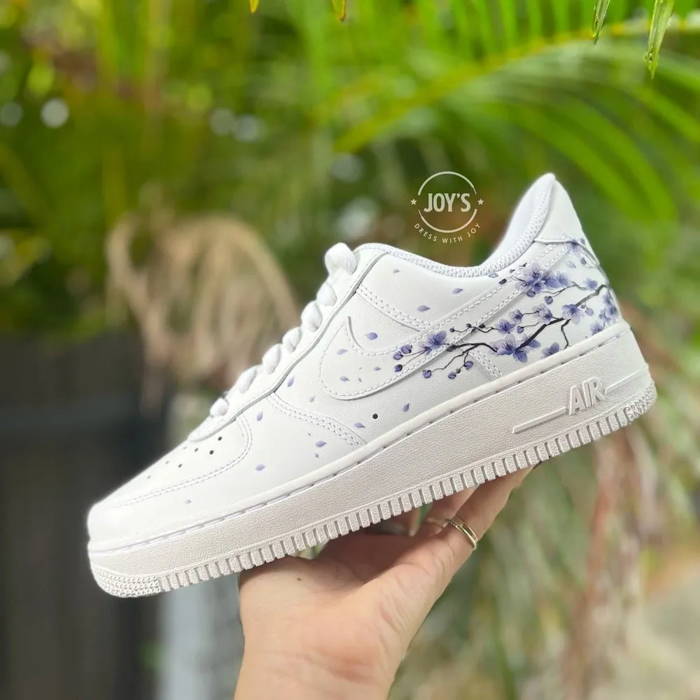 Purple Blossom Custom Air Force 1