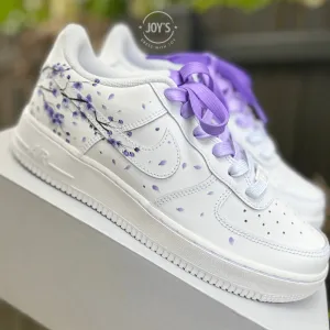 Purple Blossom Custom Air Force 1